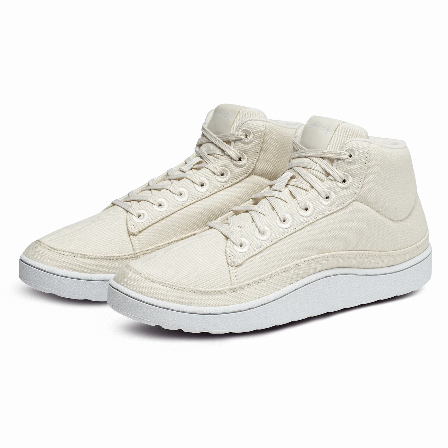Allbirds - Canvas Pacer Mids - Natural White (Blizzard Sole) sleek everyday shoe design