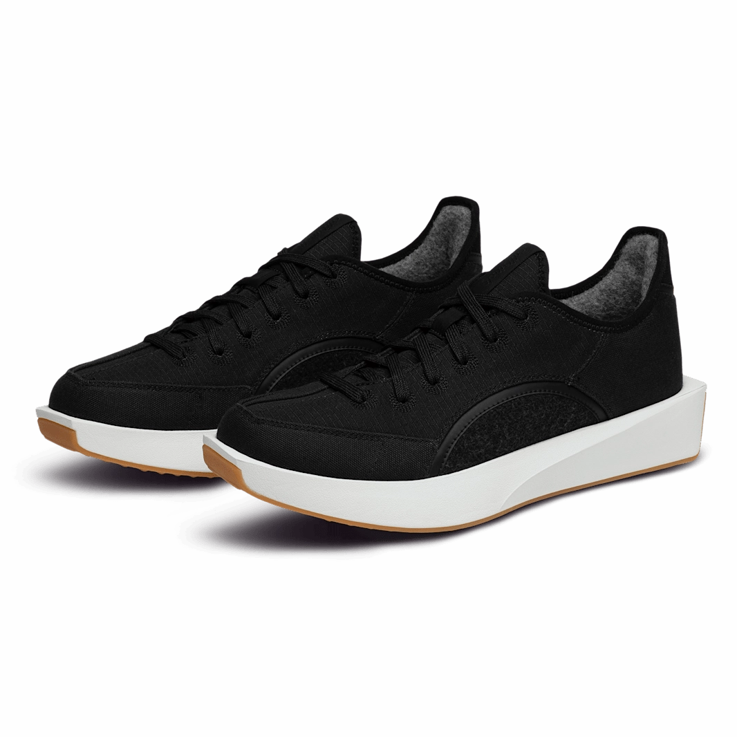 Allbirds - Men's Risers - Natural Black (Blizzard Sole) casual comfortable footwear