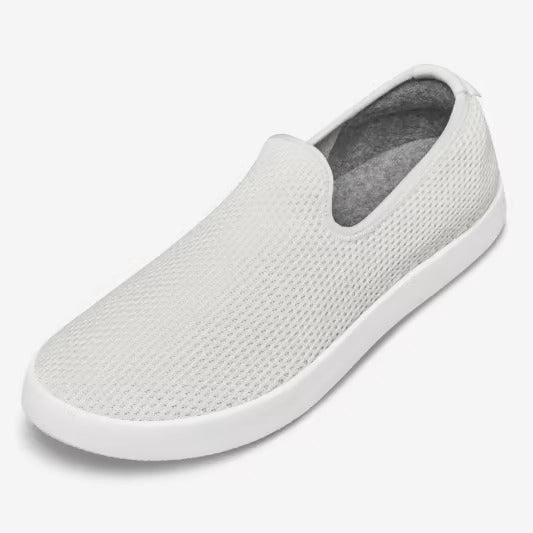 Allbirds - Men's Tree Loungers - Kaikoura White (White Sole) sleek everyday shoe design