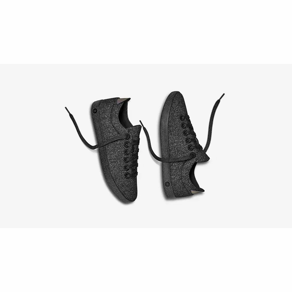 Allbirds - Men's Wool Pipers - Raven (Black Sole) sleek everyday shoe design