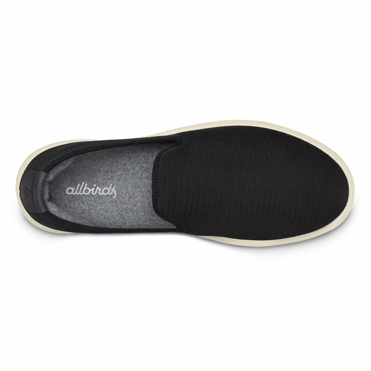 Allbirds - Women's  Wool Lounger Woven - Natural Black (Natural White Sole) sleek everyday shoe design