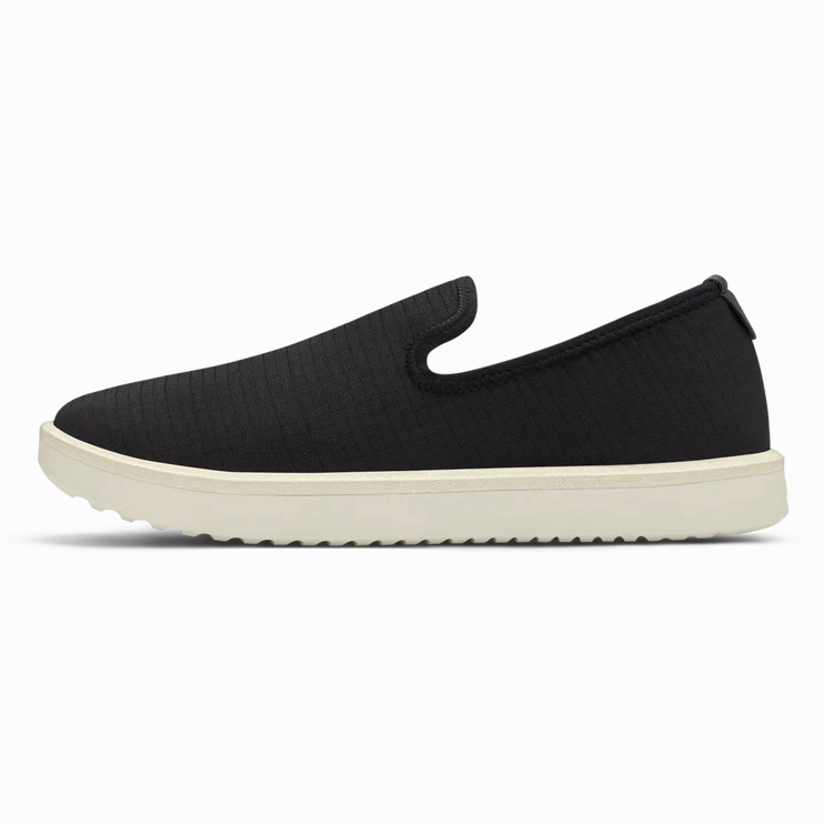 Allbirds - Women's  Wool Lounger Woven - Natural Black (Natural White Sole) Allbirds casual shoe styles