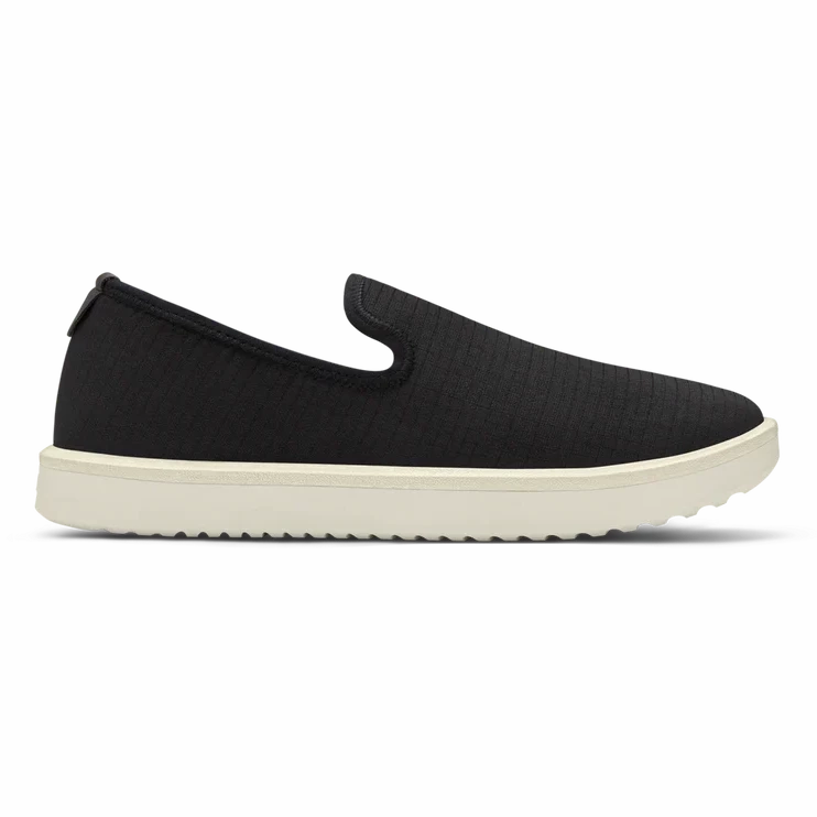 Allbirds - Women's  Wool Lounger Woven - Natural Black (Natural White Sole) sleek everyday shoe design