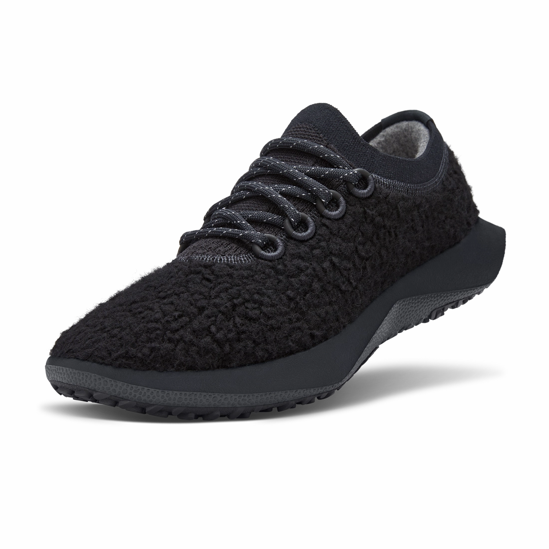 Allbirds - Wool Dasher Fluff Mizzles - Natural Black (Natural Black Sole) casual comfortable footwear
