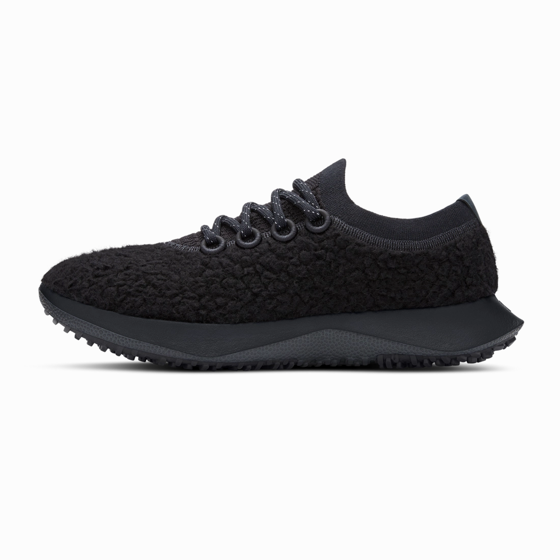 Allbirds - Wool Dasher Fluff Mizzles - Natural Black (Natural Black Sole) Allbirds eco-friendly footwear