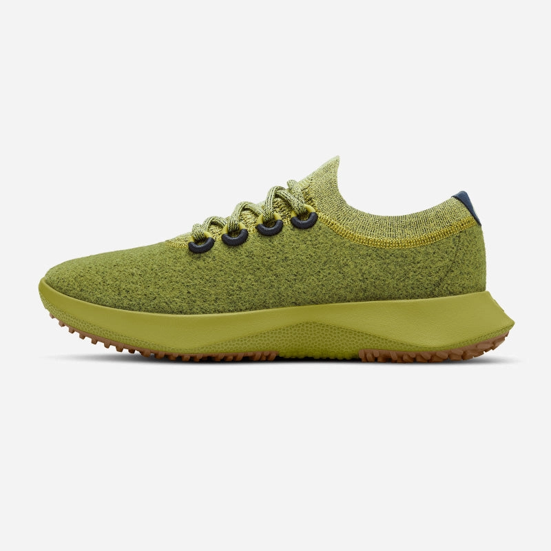 Allbirds - Wool Dasher Mizzles -  Parrot Green/rugged Khaki Allbirds eco-friendly footwear