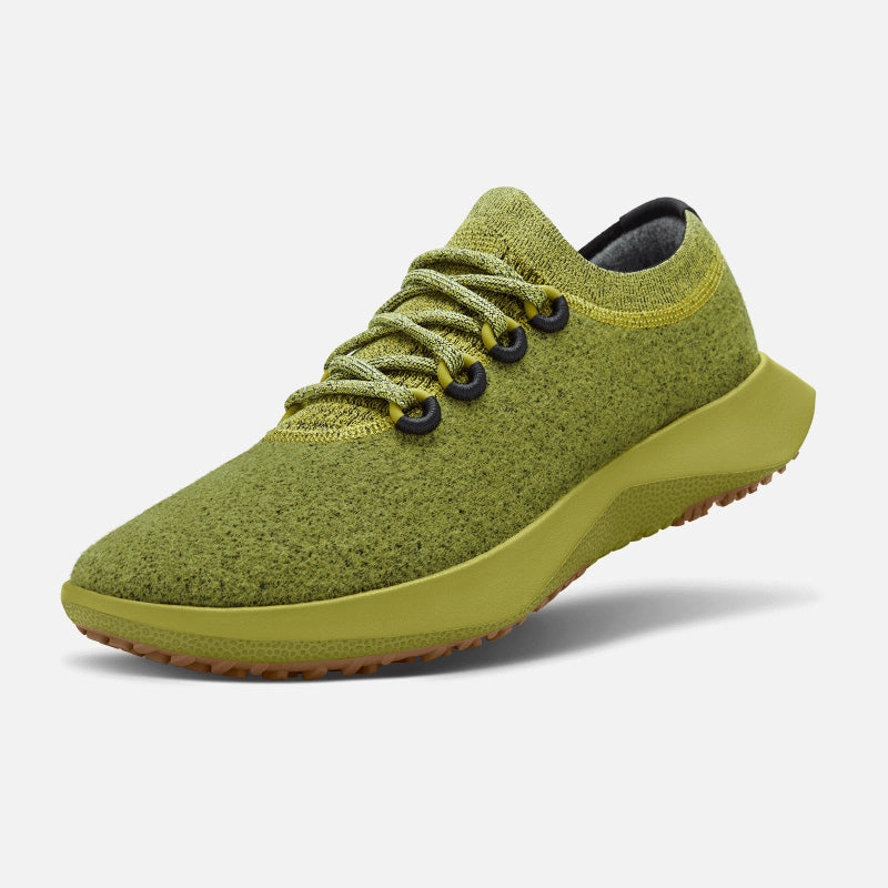 Allbirds - Wool Dasher Mizzles -  Parrot Green/rugged Khaki casual comfortable footwear