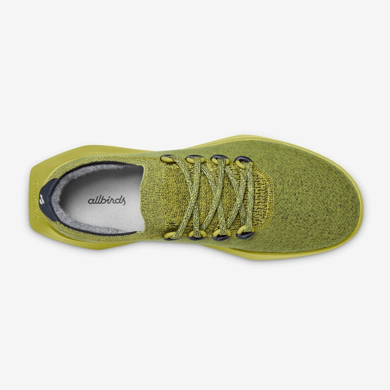 Allbirds - Wool Dasher Mizzles -  Parrot Green/rugged Khaki casual comfortable footwear