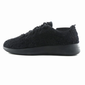 Allbirds -  Wool Runners Fluffs - LIMITED EDITION: Natural Black (Black Sole) Allbirds eco-friendly footwear
