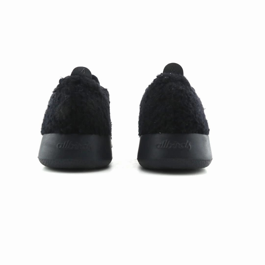 Allbirds -  Wool Runners Fluffs - LIMITED EDITION: Natural Black (Black Sole) casual comfortable footwear