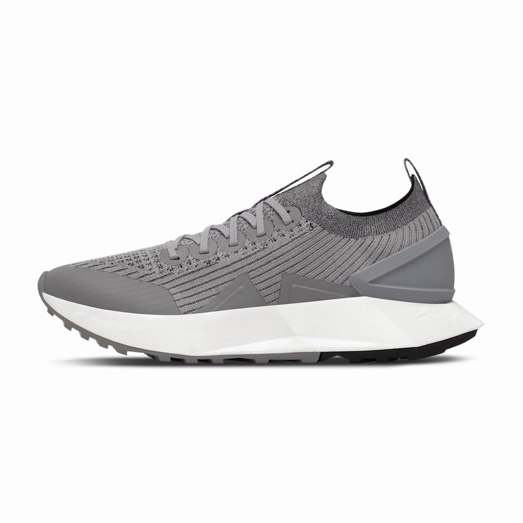 Allbirds Men's Tree Flyer 2 - Medium Grey (Blizzard Sole) sleek everyday shoe design