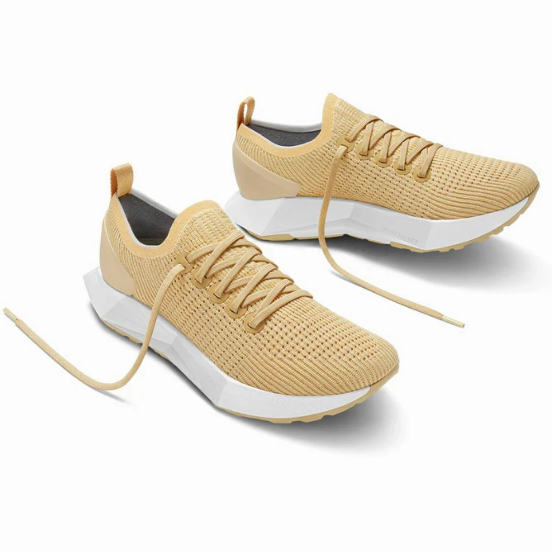 Allbirds Men's Tree Flyers - Lux Beige (Blizzard Sole) sleek everyday shoe design