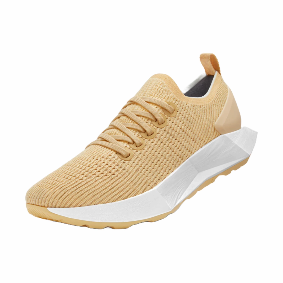 Allbirds Men's Tree Flyers - Lux Beige (Blizzard Sole) sleek everyday shoe design