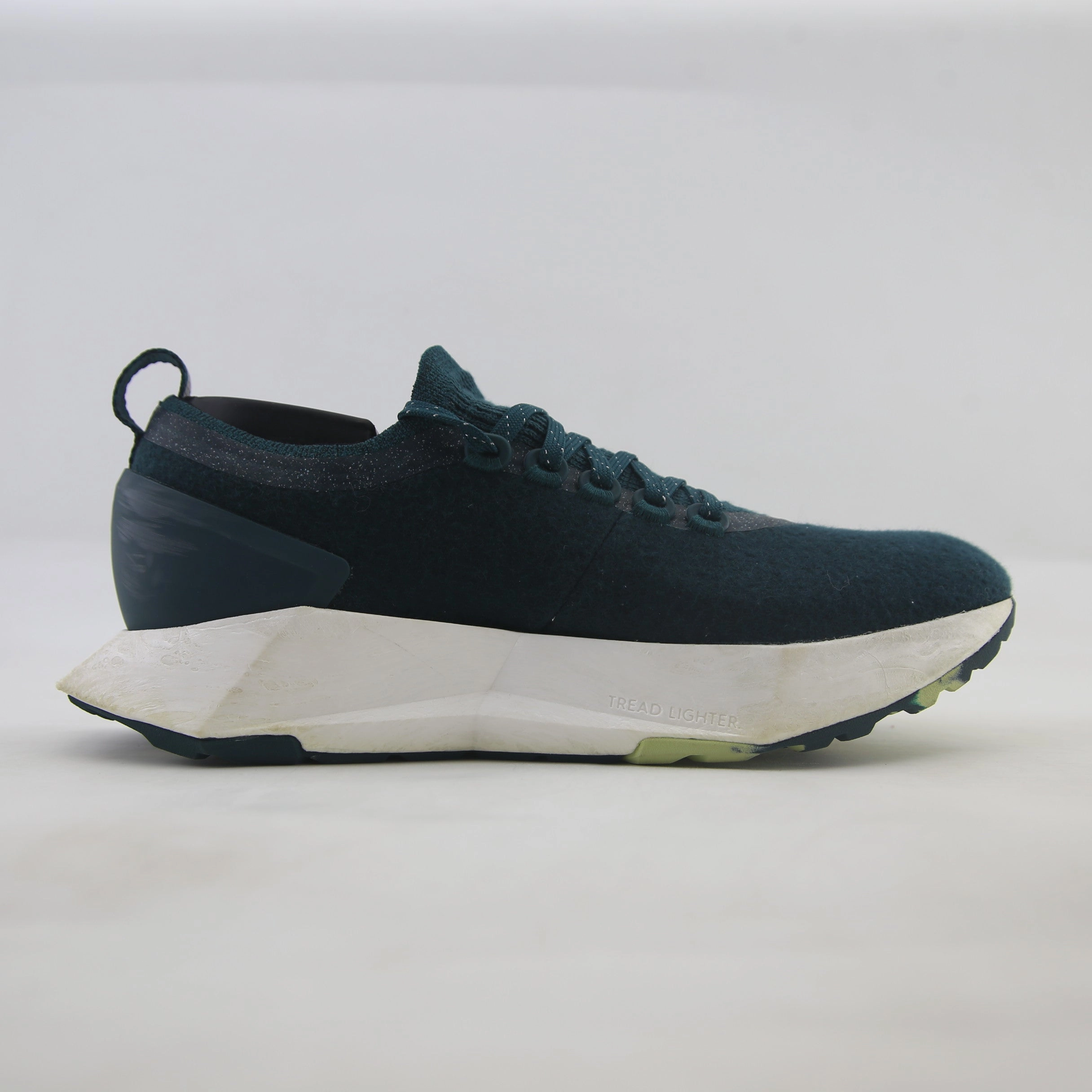 Allbirds Men's Wool Flyers - Deep Emerald (Blizzard Sole) EX sleek everyday shoe design