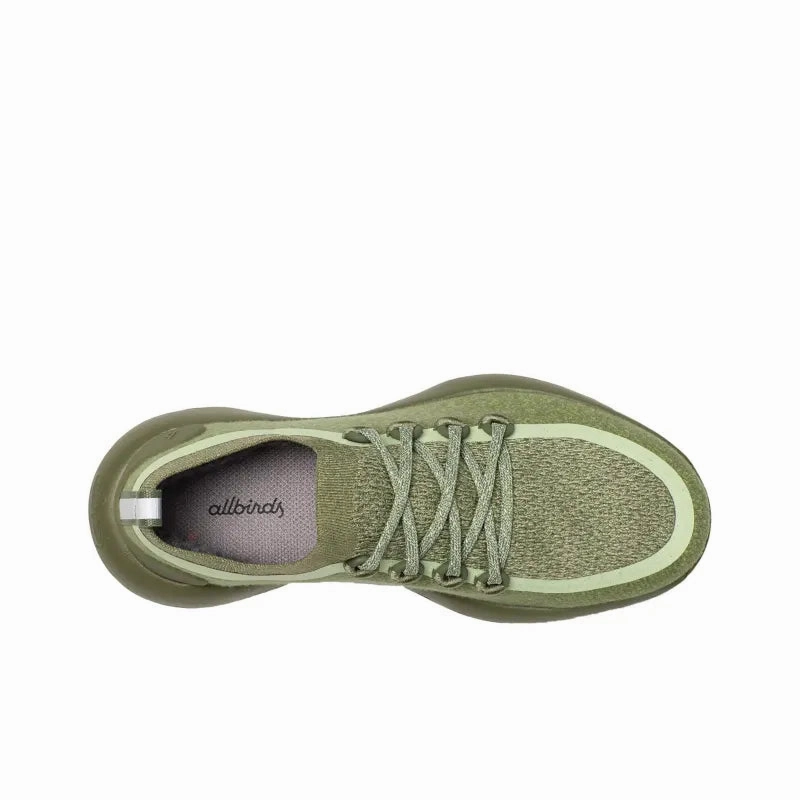 Allbirds Trail Runners SWT - Clam Cargo (Forge Green sole) casual comfortable footwear