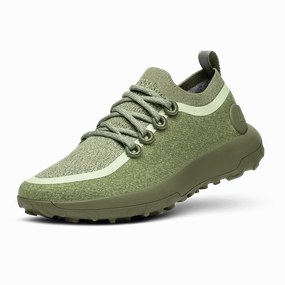 Allbirds Trail Runners SWT - Clam Cargo (Forge Green sole) Allbirds eco-friendly footwear