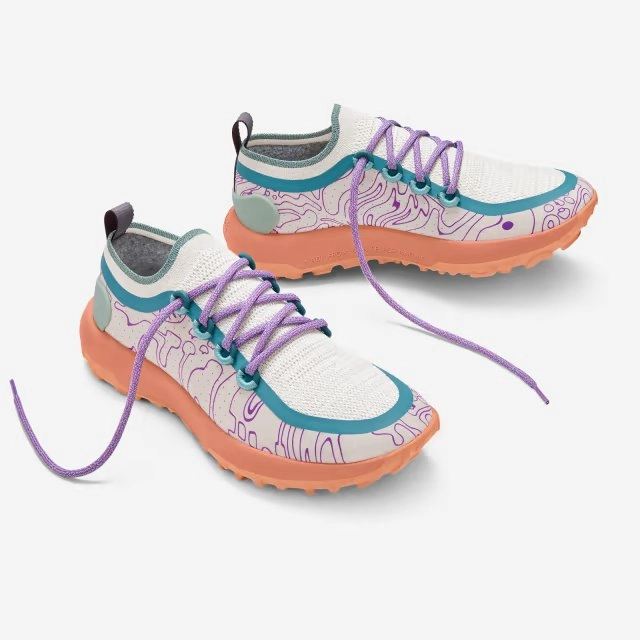 Allbirds Trail Runners SWT - Forager White (Humid Rust Sole) sleek everyday shoe design