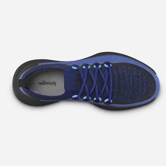 Allbirds Trail Runners SWT - Hazy Cobalt (Ultramarine Sole) sleek everyday shoe design