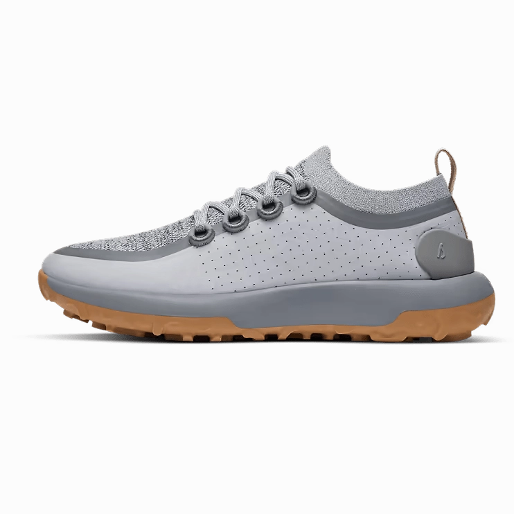 Allbirds Trail Runners SWT - Medium Grey (Rugged Khaki Sole) Allbirds casual shoe styles