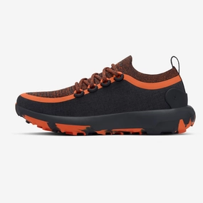 Allbirds Trail Runners SWT - Natural Black (Buoyant Orange Sole) Allbirds casual shoe styles