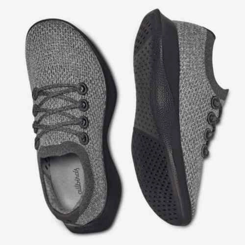 Allbirds Tree Dasher 1 - Heathered Grey (Dark Grey Sole) sleek everyday shoe design
