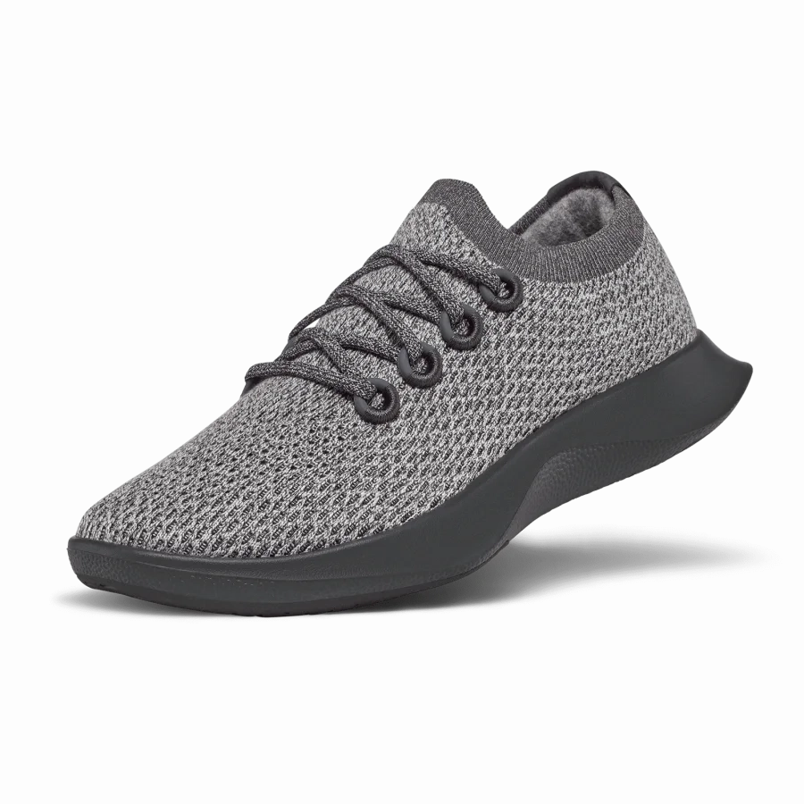 Allbirds Tree Dasher 1 - Heathered Grey (Dark Grey Sole) sleek everyday shoe design