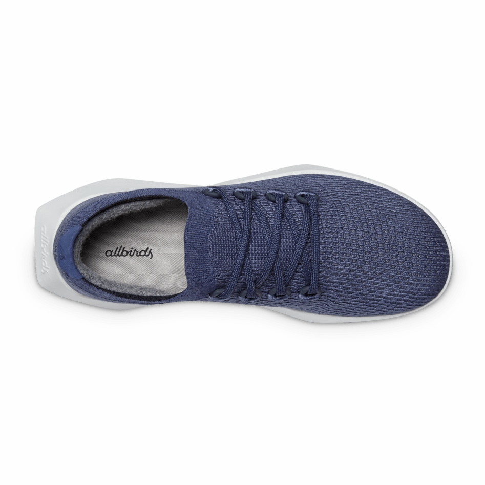 Allbirds Tree Dasher 2 - Hazy Indigo (Blizzard Sole) sleek everyday shoe design