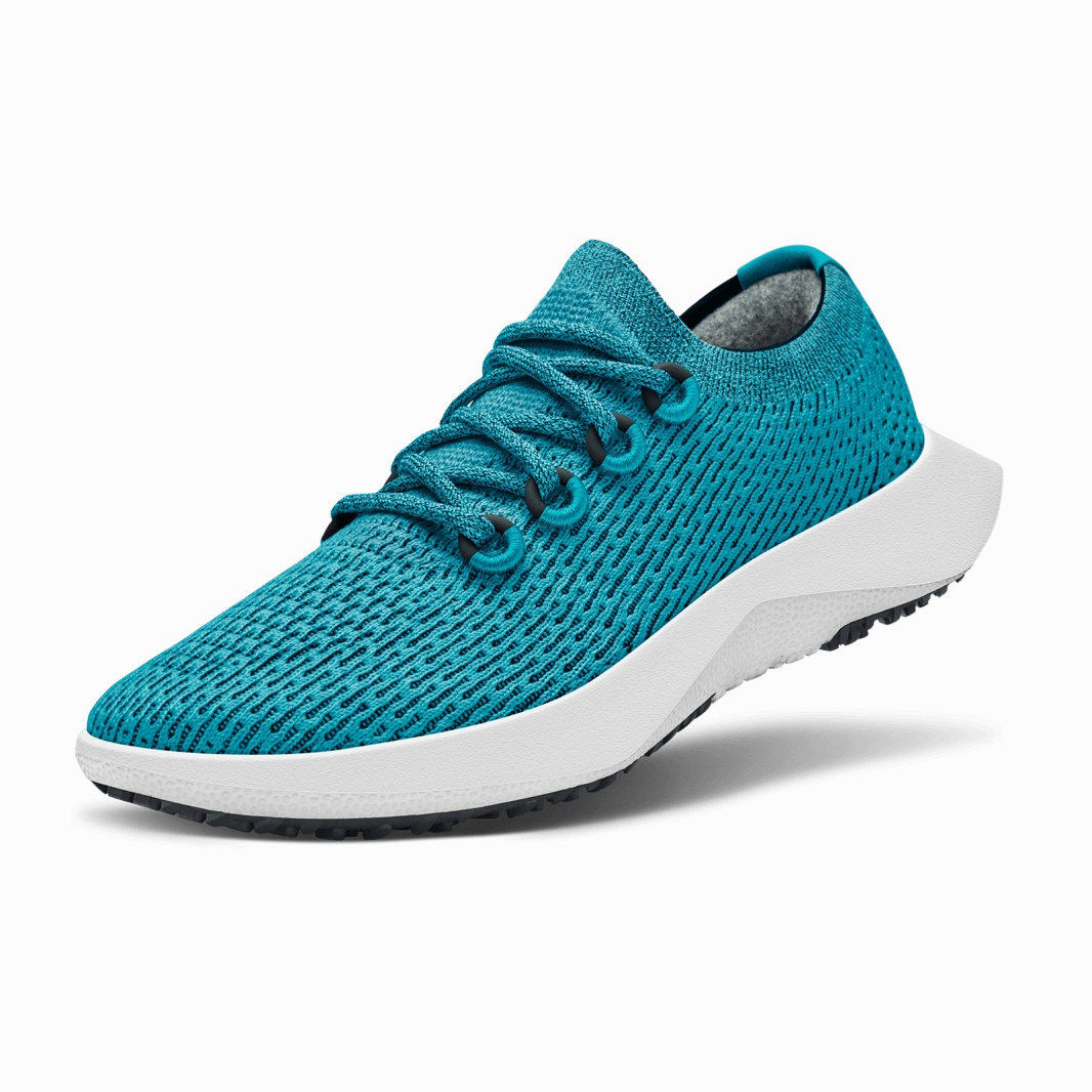 Allbirds Tree Dasher 2 - Limited Edition  -  Thrive Teal (Blizzard Sole) Allbirds casual shoe styles