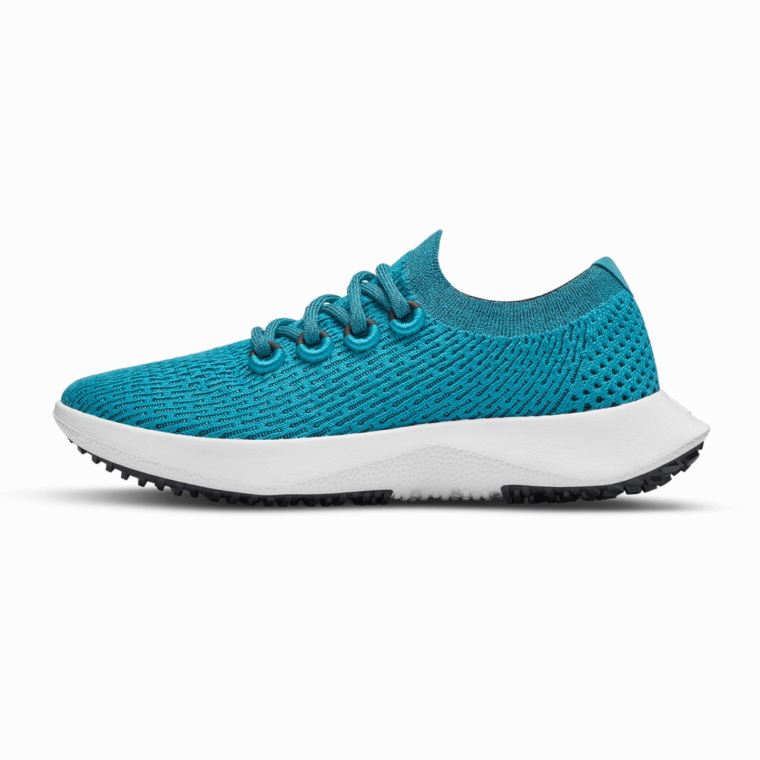 Allbirds Tree Dasher 2 - Limited Edition  -  Thrive Teal (Blizzard Sole) sleek everyday shoe design