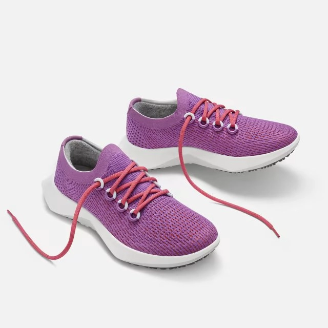 Allbirds Tree Dasher 2 - Lux Purple (Blizzard Sole) sleek everyday shoe design