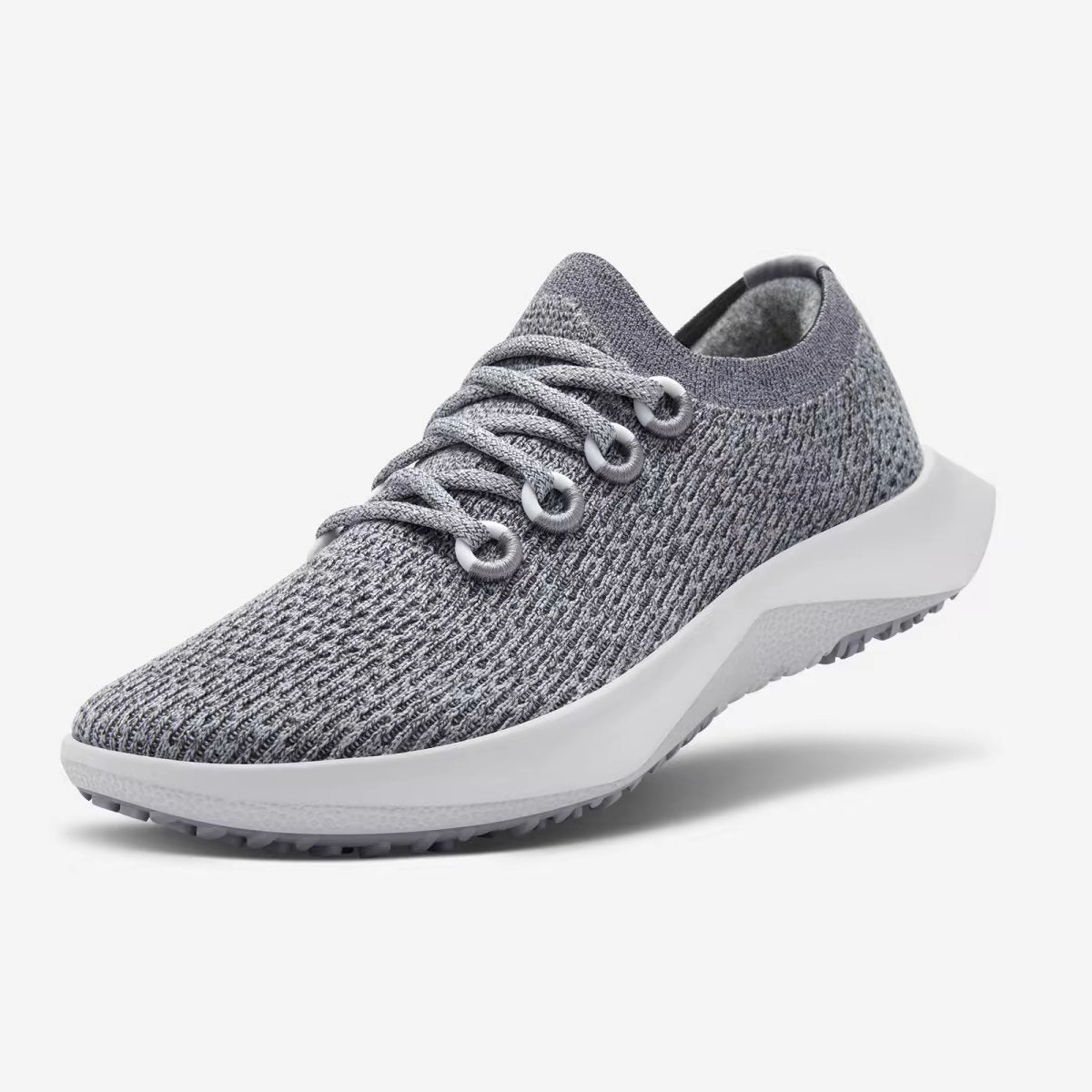 Allbirds Tree Dasher 2 -  Medium Grey (Light Grey Sole) sleek everyday shoe design
