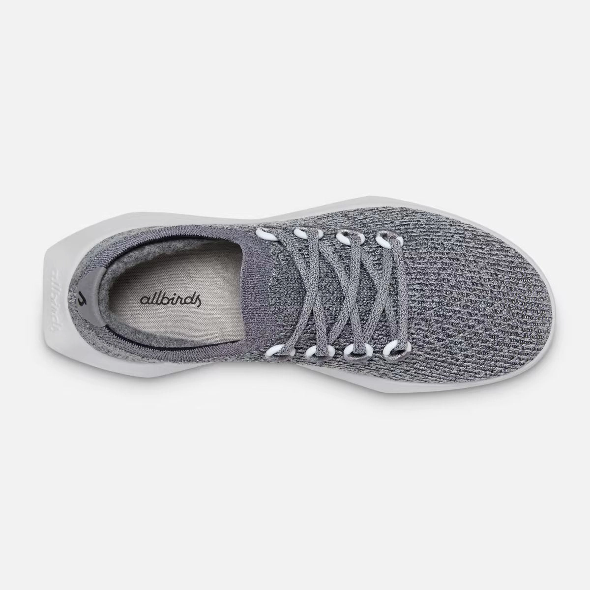 Allbirds Tree Dasher 2 -  Medium Grey (Light Grey Sole) sleek everyday shoe design