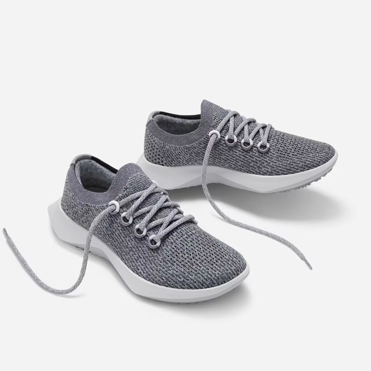 Allbirds Tree Dasher 2 -  Medium Grey (Light Grey Sole) sleek everyday shoe design