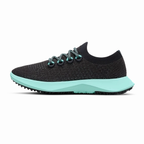 Allbirds Tree Dasher 2 -  Natural Black (Buoyant Mint Sole) Allbirds casual shoe styles