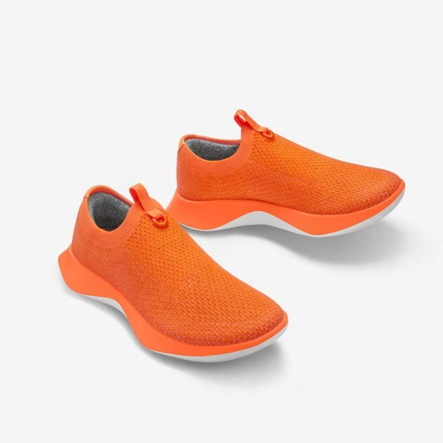 Allbirds Tree Dasher Relay -  Buoyant Orange (Blizzard Sole) sleek everyday shoe design