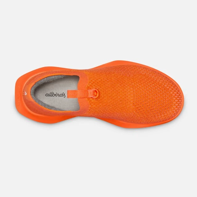 Allbirds Tree Dasher Relay -  Buoyant Orange (Blizzard Sole) sleek everyday shoe design