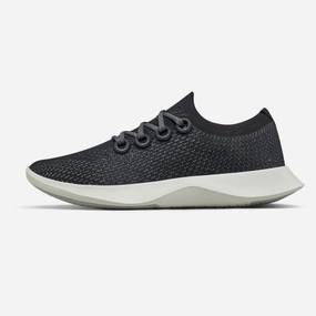 Allbirds Tree Dashers - CLASSICS: Black Thunder (Black Upper / White Sole) Allbirds casual shoe styles