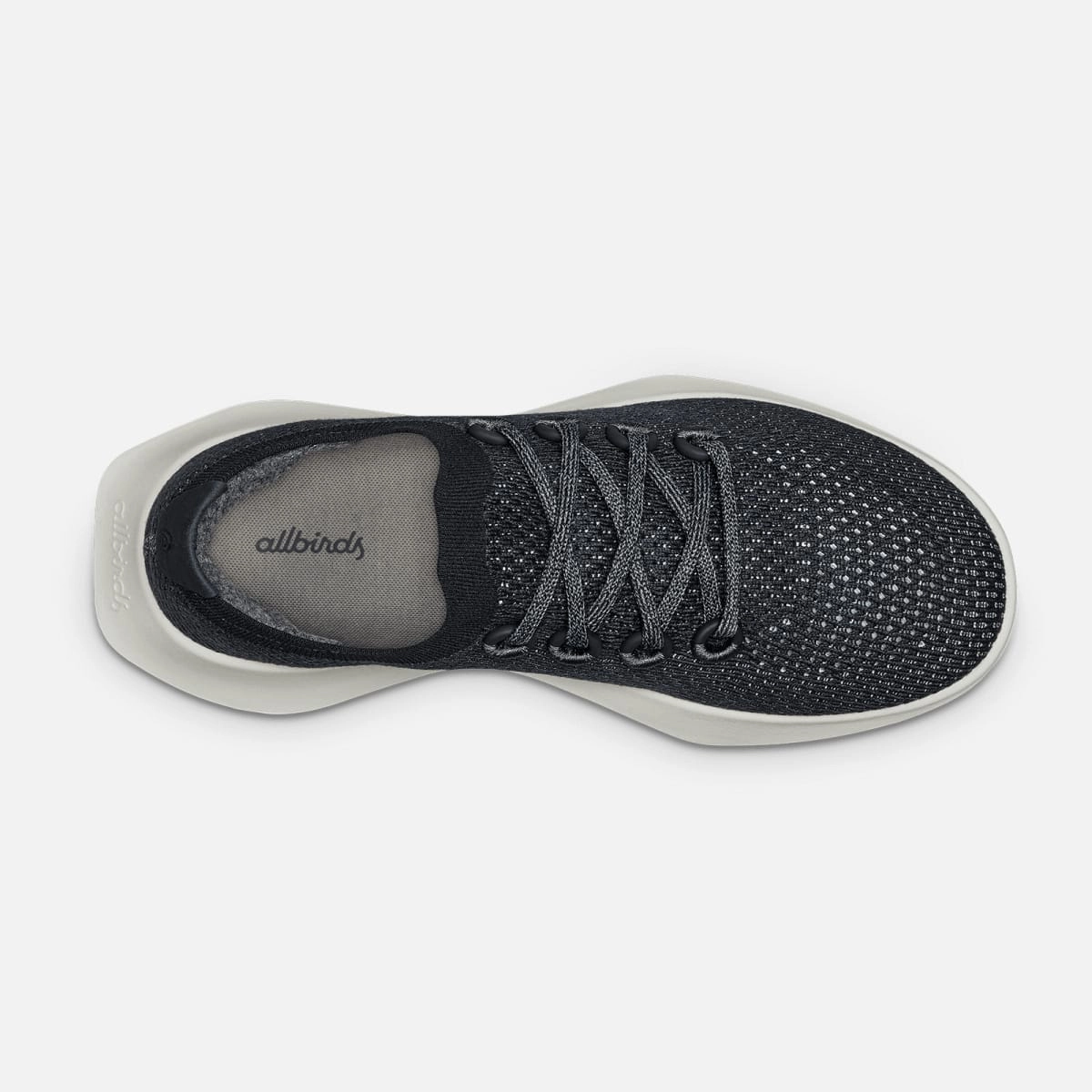 Allbirds Tree Dashers - CLASSICS: Black Thunder (Black Upper / White Sole) sleek everyday shoe design