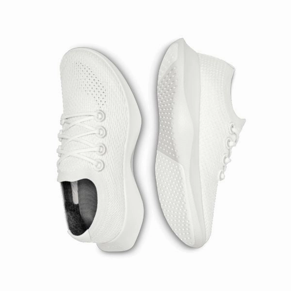 Allbirds Tree Dashers - LIMITED EDITION - Blizzard (White Sole) sleek everyday shoe design