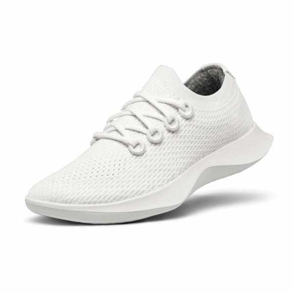 Allbirds Tree Dashers - LIMITED EDITION - Blizzard (White Sole) sleek everyday shoe design