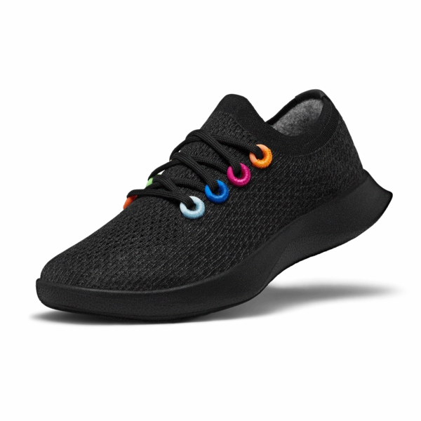 Allbirds Tree Dashers - LIMITED EDITION: Black WCK sleek everyday shoe design