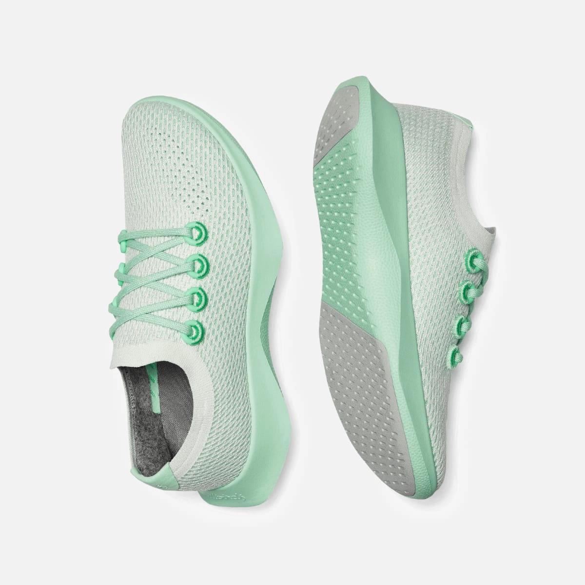 Allbirds Tree Dashers - LIMITED EDITION: Cyclone (Light Green Sole) sleek everyday shoe design