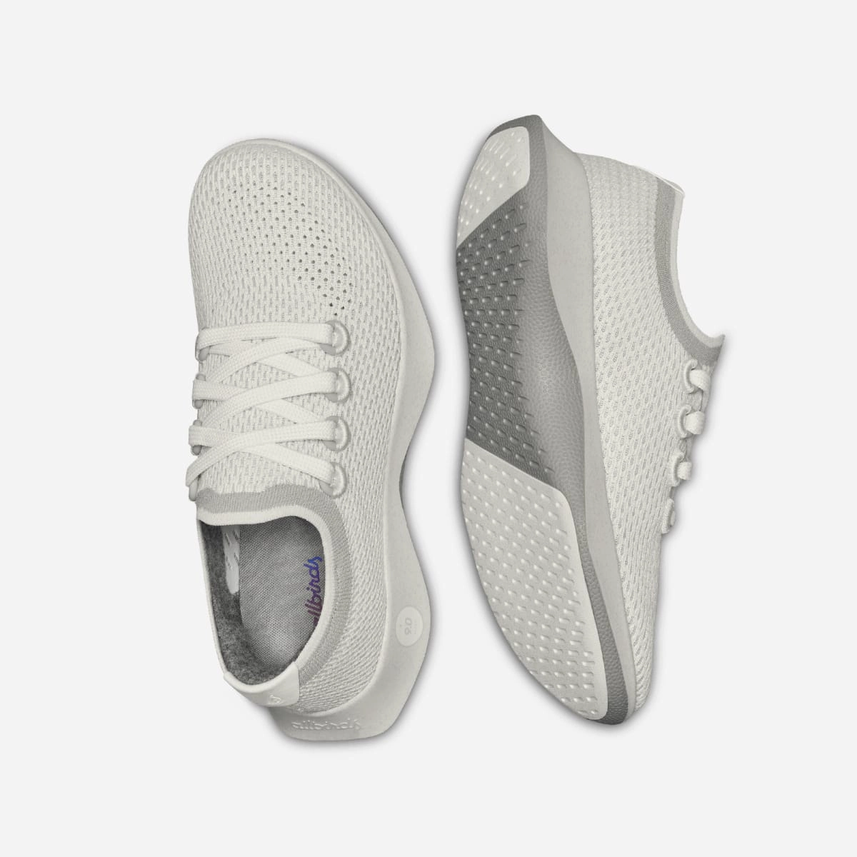 Allbirds Tree Dashers - LIMITED EDITION: Gravity Egret (White Sole) sleek everyday shoe design