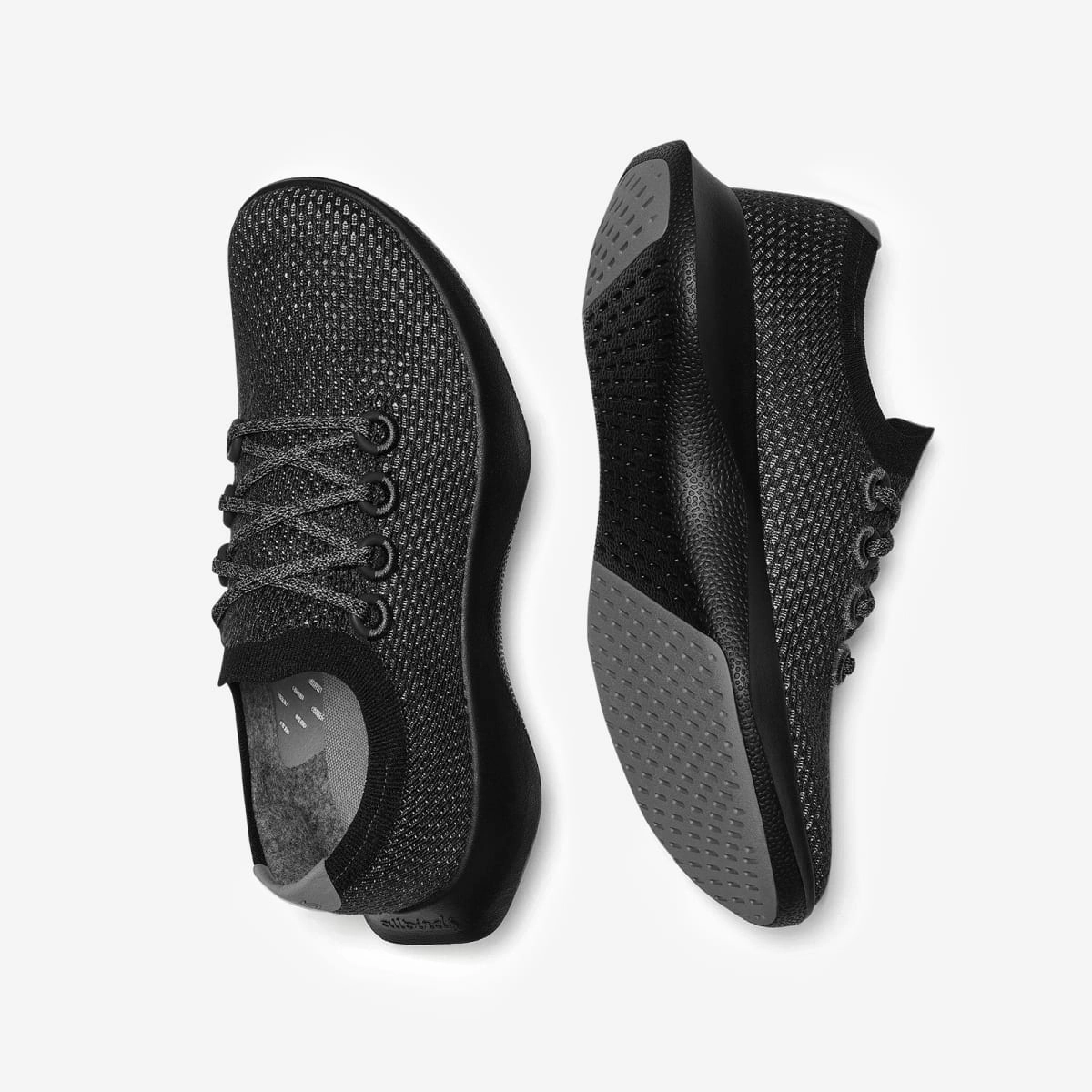 Allbirds Tree Dashers - LIMITED EDITION: Obsidian (Black Sole) sleek everyday shoe design