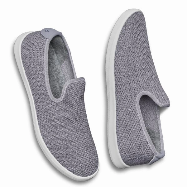 Allbirds Tree Loungers - CLASSICS: Concrete (White Sole) sleek everyday shoe design
