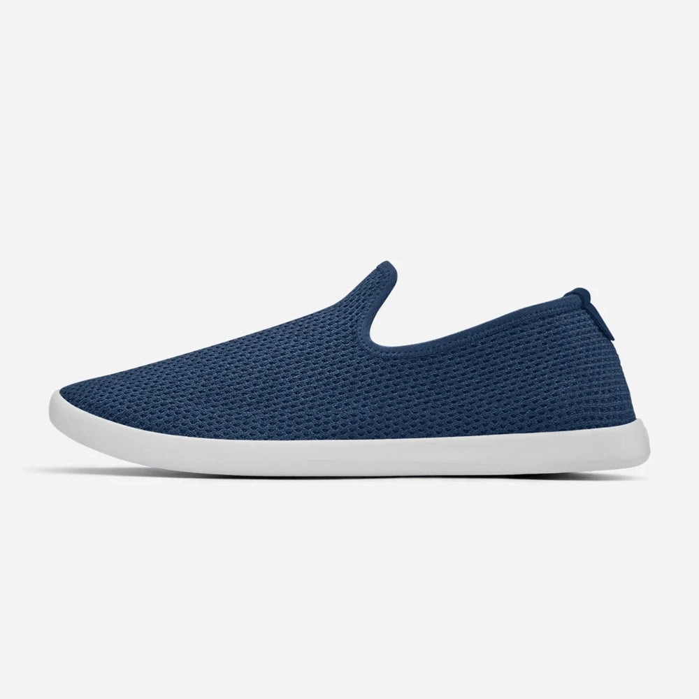 Allbirds Tree Loungers - CLASSICS: Kauri Marine Blue (White Sole) Allbirds casual shoe styles