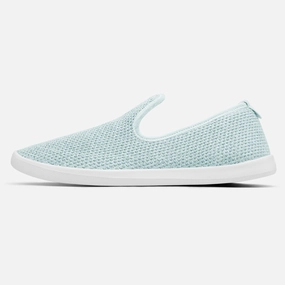 Allbirds Tree Loungers - CLASSICS: Smoke Powder Blue (White Sole) Allbirds casual shoe styles