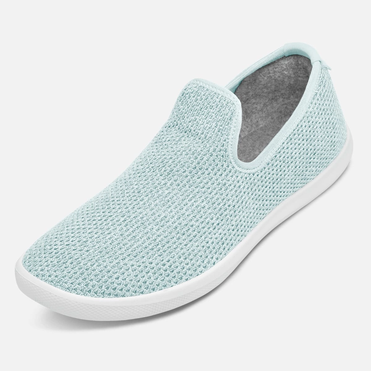 Allbirds Tree Loungers - CLASSICS: Smoke Powder Blue (White Sole) sleek everyday shoe design