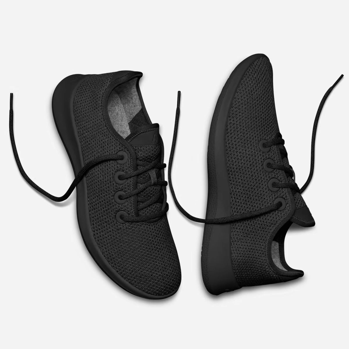 Allbirds Tree Runners - CLASSICS: Jet Black (Black Sole) sleek everyday shoe design