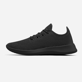 Allbirds Tree Runners - CLASSICS: Jet Black (Black Sole) Allbirds casual shoe styles
